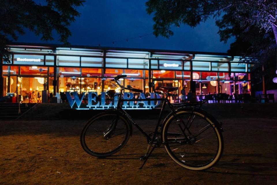 Weltrad Am Fluss Restaurant & Quartier Hotel Schönebeck Exterior foto